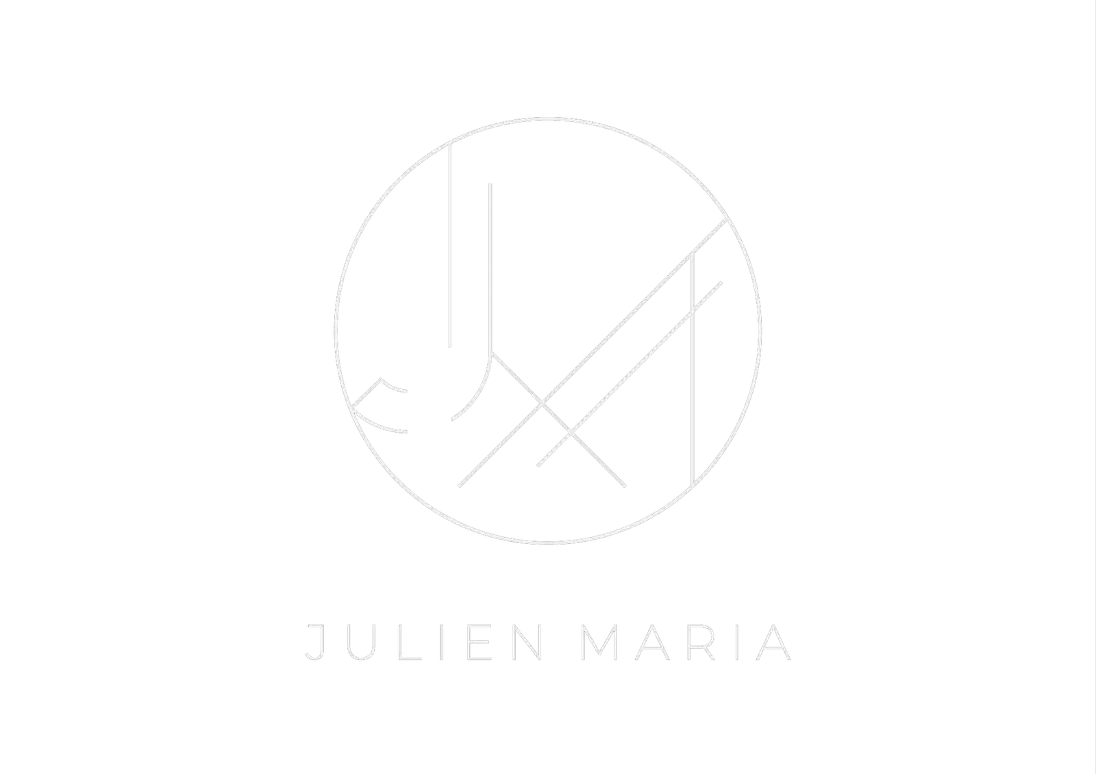 Photographe mariage Nancy - Julien Maria - logo blanc